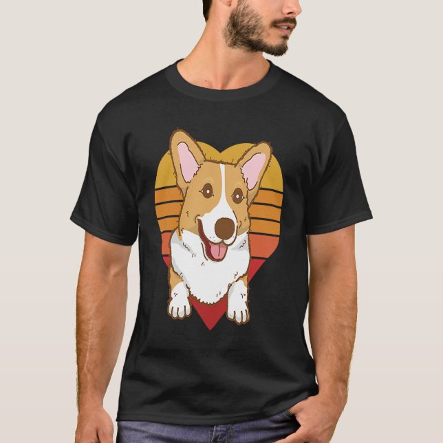 Camiseta Cute Corgi Dog (Anverso)