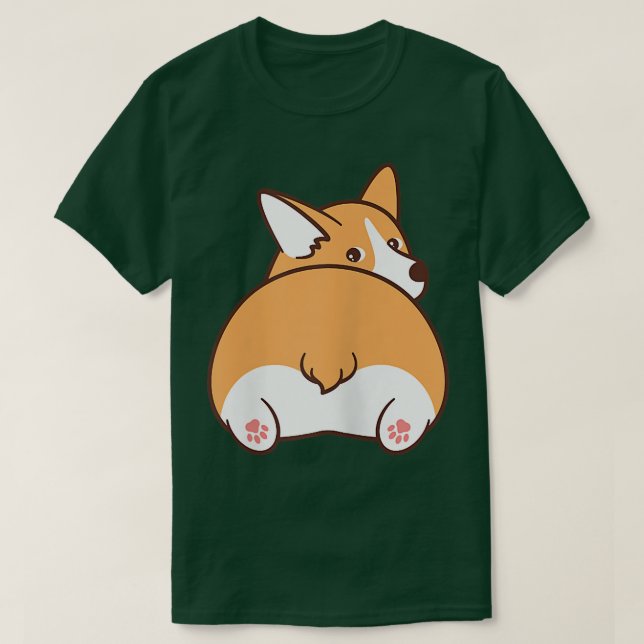 Camiseta Cute Corgi Dog  (Diseño del anverso)