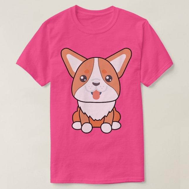 Camiseta Cute Corgi Funny Corgi Dog Art (Diseño del anverso)