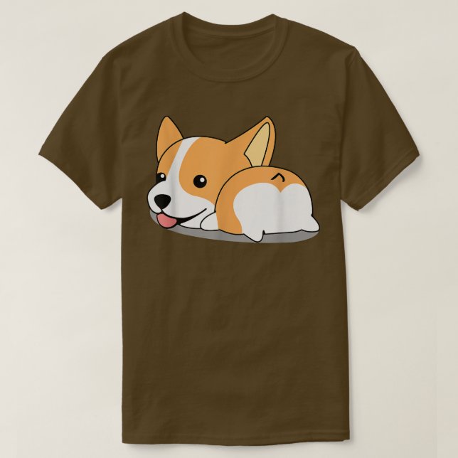 Camiseta Cute Corgi Funny Corgi Dog Art (Diseño del anverso)