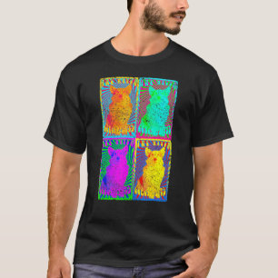 Camiseta Cute Corgi Tee Rock Psicodélico N Roll Perro