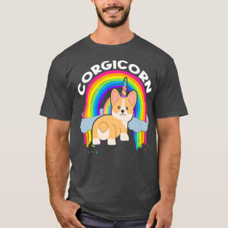 Camiseta Cute Corgicornunicorn Rainbowcorgi Owner508