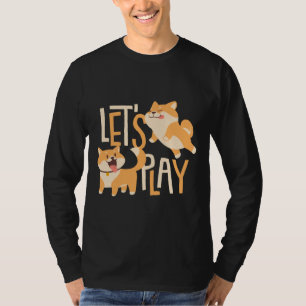 Camiseta Cute Corgis Juguemos