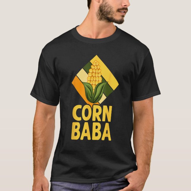 Camiseta Cute Corn Family Corn Baba (Anverso)