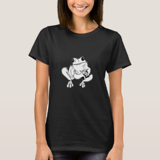 Camiseta Cute Cottagecore Frog Grumpy Japanese Frog