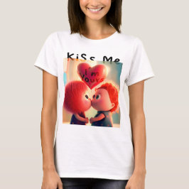 Camiseta Cute Couple Valentine (Bésame)