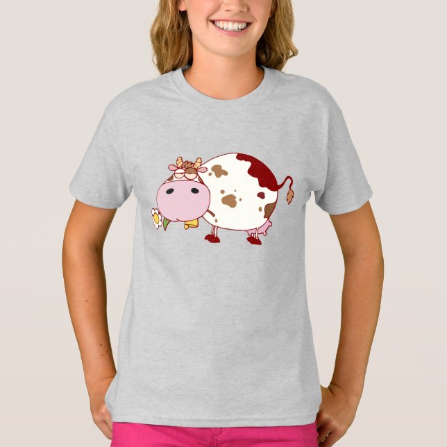Camiseta Cute Cow Design Farm Life Cattle Lover Gift animal (Anverso)
