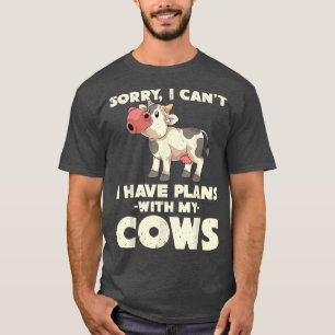Camiseta Cute Cow Lover Farmer Funny Farm Animal Farming Co