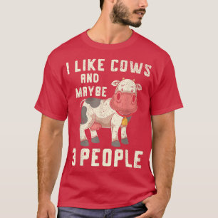 Camiseta Cute Cow Lover Farming Farmer Farm Animal Funny Co