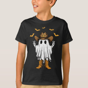 Camiseta Cute Cowboy Ghost Sheriff Peace Funny Halloween Me