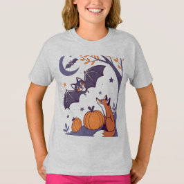 Camiseta Cute & Cozy Halloween Tumblers with Smiling Bats, 