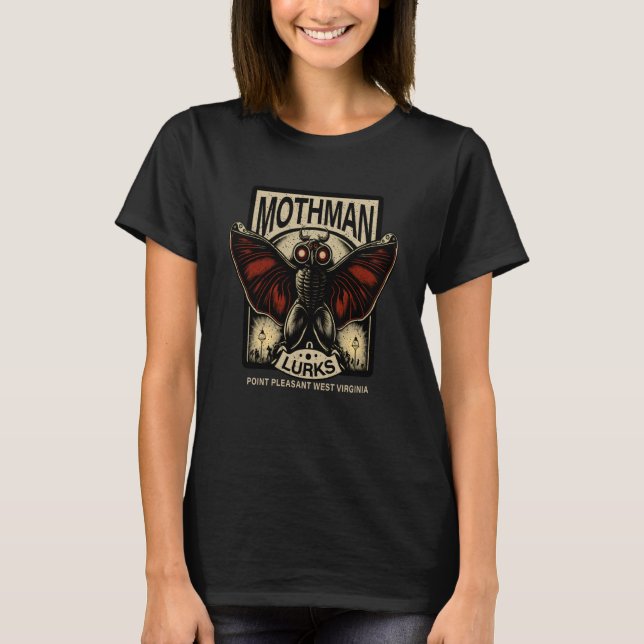 Camiseta Cute Cryptid Mothman (Anverso)