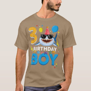 Camiseta Cute cumpleaños niño de 3 años tercer cumpleaños B