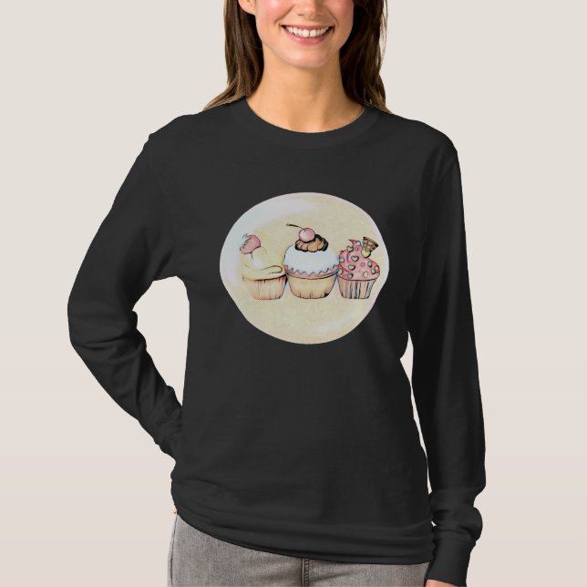 Camiseta Cute  Cupcake  Bakery Cake  Baking (Anverso)