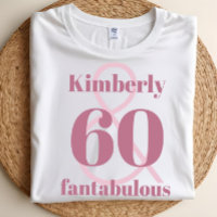 Cute Custom Name 60th Birthday Celebration