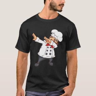 Camiseta Cute Dabbing Chef Funny Dab Dance Pastry Cook Foo