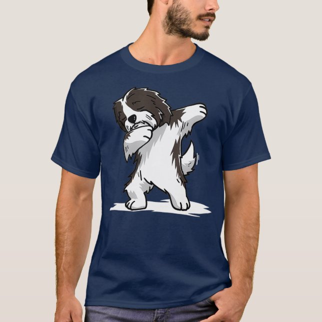 Camiseta Cute Dabbing Havanese Dog  Funny Dab Dance Gift (Anverso)