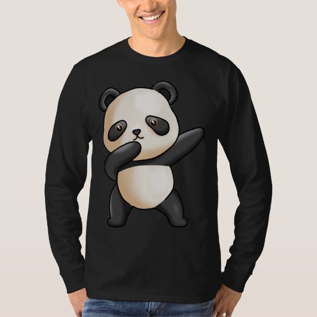 Camiseta Cute Dabbing Panda Cute Animal Giant Panda Bear Da (Anverso)