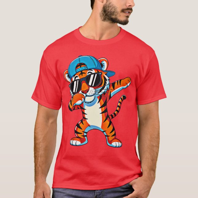 Camiseta Cute Dabbingiger Menoddler Boys Animal Wildcats fr (Anverso)