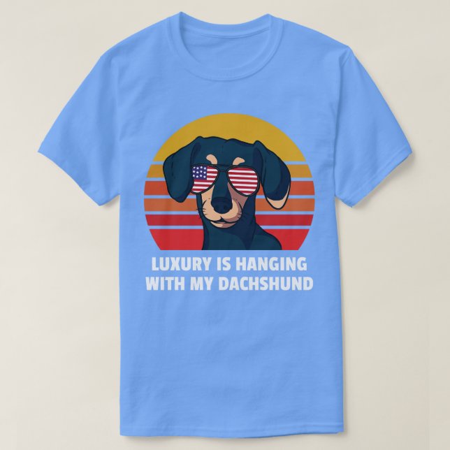 Camiseta Cute Dachshund Design Weiner Dog (Diseño del anverso)