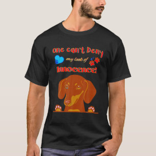 CAMISETA CUTE DACHSHUND DIFERENCIA A UN DIVERTIDO PERRO WIE