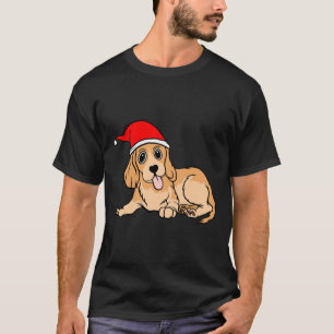 Camiseta Cute Dachshund En Navidades De Santa Hat