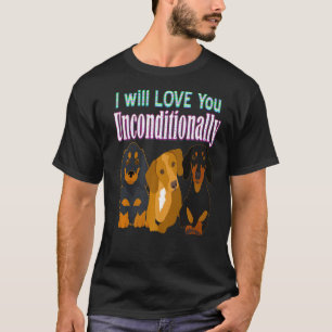 Camiseta Cute Dachshund Gracioso Perro Wiener
