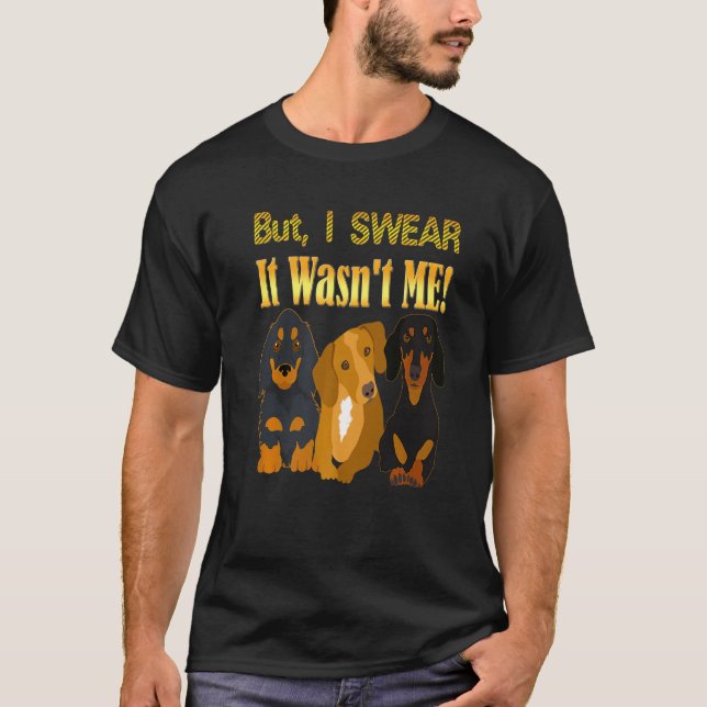 Camiseta Cute Dachshund Gracioso Perro Wiener 1 (Anverso)
