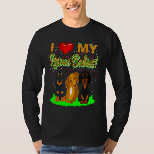 Camiseta Cute Dachshund Gracioso Perro Wiener Me Encanta Mi