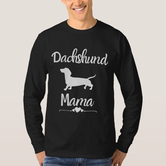 Camiseta Cute Dachshund Mama Dog (Anverso)