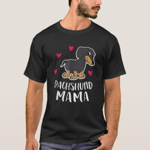 Camiseta Cute Dachshund Mom Funny Dachshund Mama T Shirt