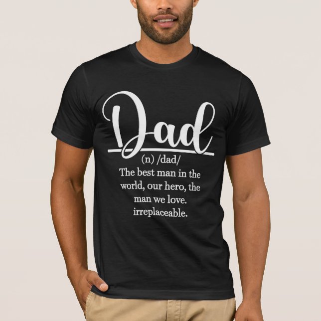 Camiseta Cute Dad Definition (Anverso)
