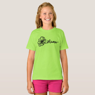 Camiseta Cute Daisy Line Art Cute Floral Mama Graphic Tee