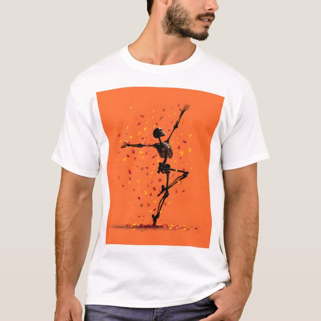 Camiseta Cute Dancing Skeleton (Anverso)