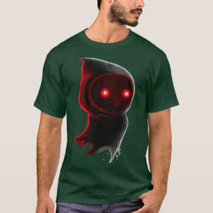 Camiseta Cute Dark Kawaii Chibi Ojos Rojos Halloween