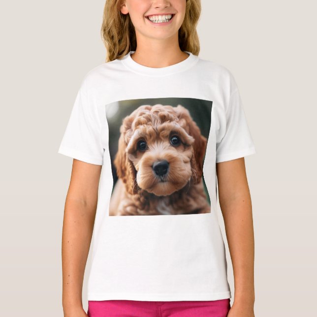 Camiseta Cute De Cockapoo Cachorro - Pequeños Cami (Anverso)
