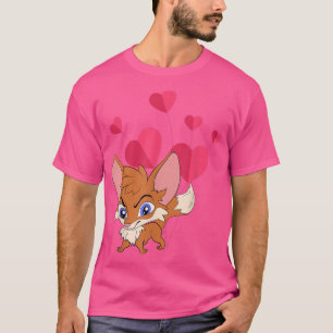 Camiseta Cute De Lover Forest Animal Nature Wildlife Hearts