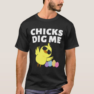 Camiseta Cute de Pascua, chichas, me muelen, Guay, Día de P