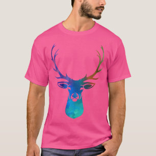 Camiseta Cute Deer Art Watercolor Funny Hunter Hunter Love