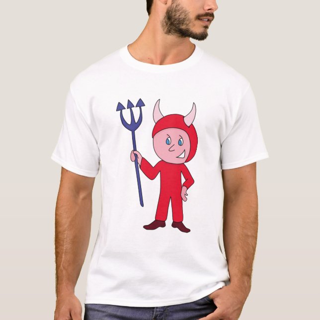 Camiseta Cute Devil Halloween Costume (Anverso)