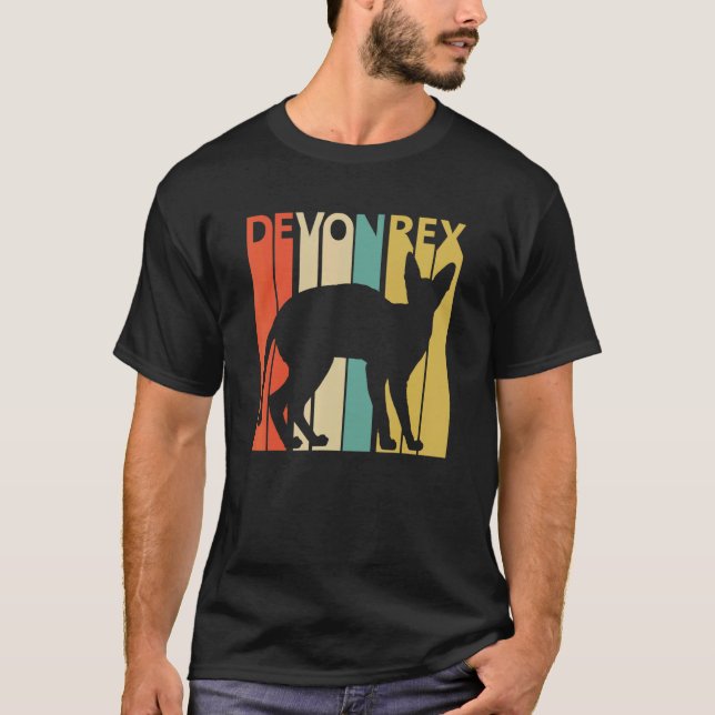 Camiseta Cute Devon Rex Cat (Anverso)