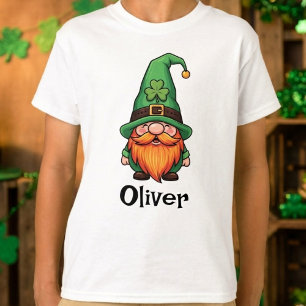 Camiseta Cute Día de San Patricio Gnomo Duende Afortunado 