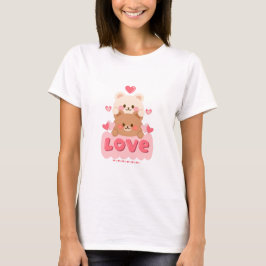 Camiseta Cute Día de San Valentín Corazón Romántico - Valen