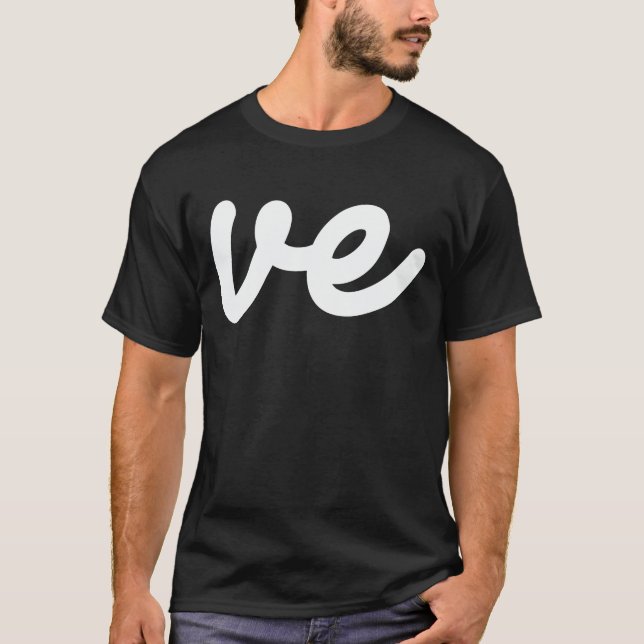 Camiseta Cute Día de San Valentín que coincide Pareja Amor  (Anverso)