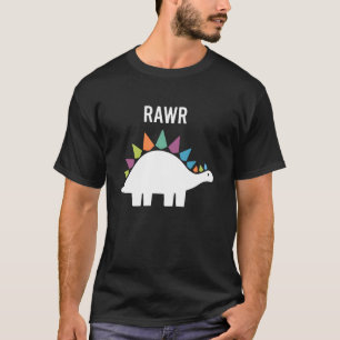 Camiseta Cute Dino Rawr Dinosaur Rugiendo Divertido Niño Di
