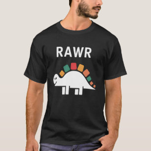 Camiseta Cute Dino Rawr Dinosaur Rugiendo Divertido Niño Di