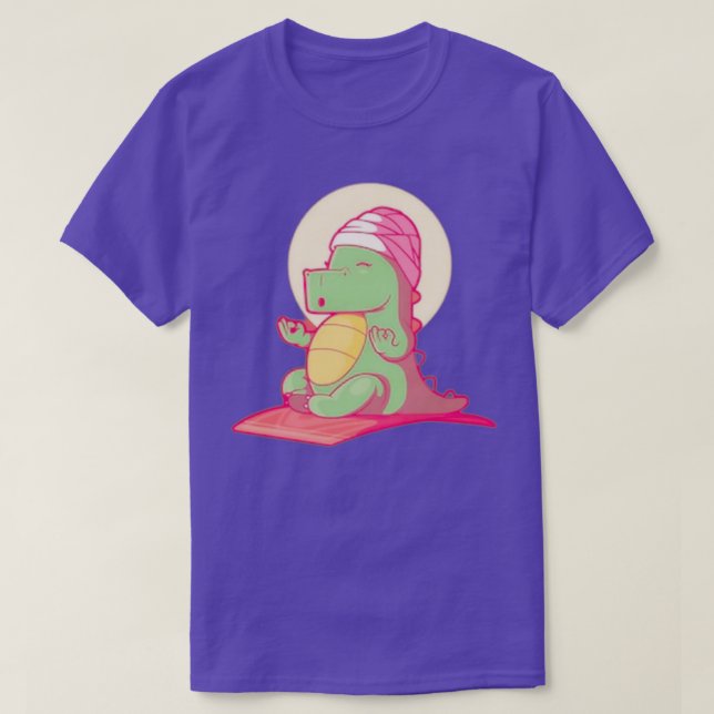 Camiseta Cute Dino Yoga Yoga Yoga Flexibilidad Funny Yoga M (Diseño del anverso)