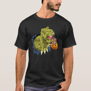 Camiseta Cute Dinosaur 4.º cumpleaños Chicas Niños Jóvenes