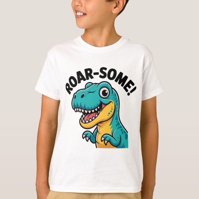 Camiseta Cute Dinosaur Kids (Anverso)