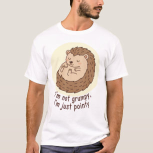 Camiseta Cute Divertido "No Estoy Gruñón Estoy Solo Puntudo